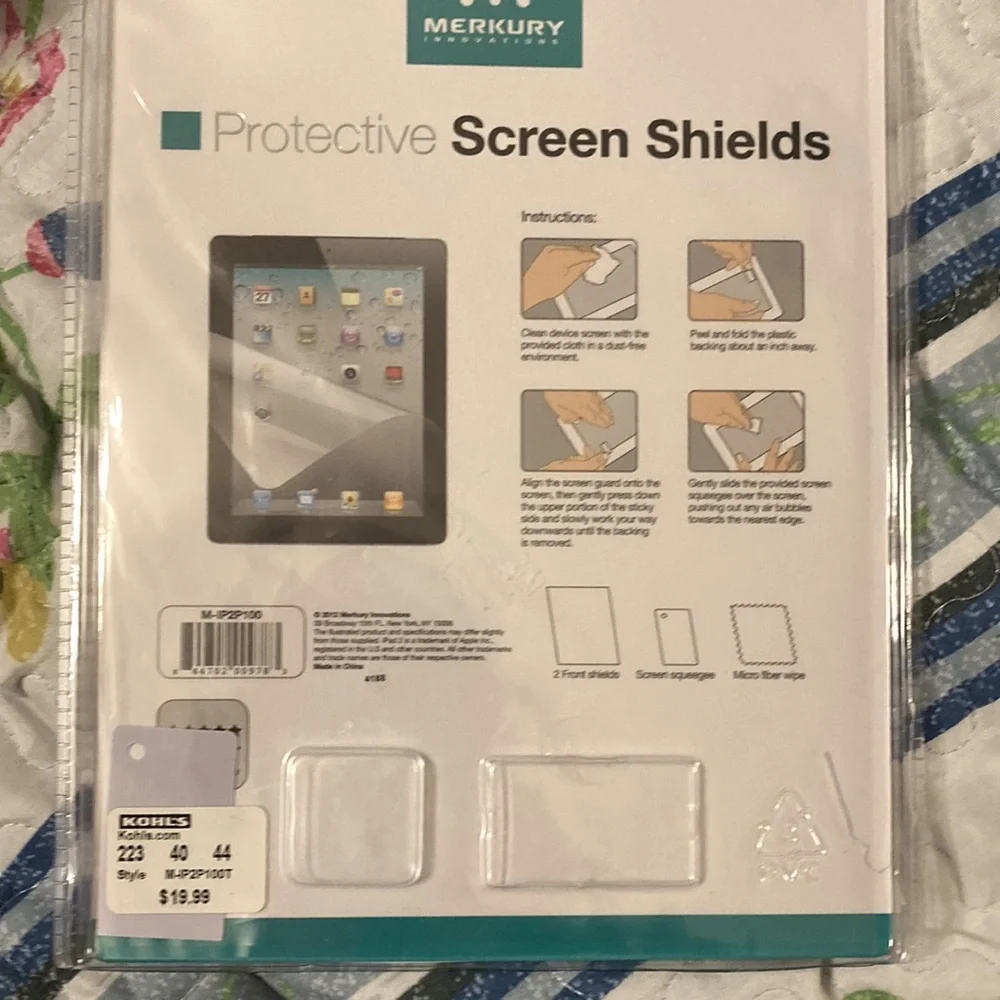 Merkury innovations I Pad 2 screen shields